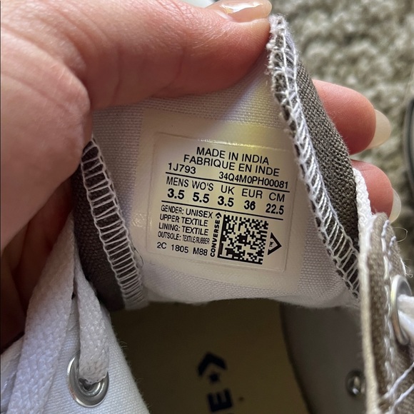 Converse Charcoal High-Top Sneakers - Picture 2 of 3